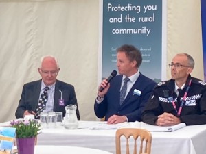 PCC and Chief Constable being questioned at QA event