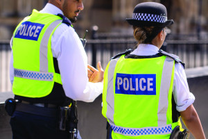 Two officers walking the beat