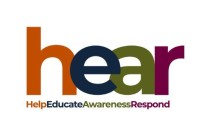 HEAR "Help Educate Awareness Respond" campaign pledge logo