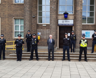 PCC visit to King's Lynn Police Station