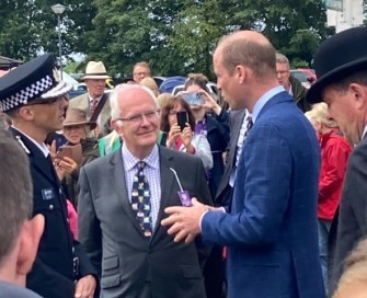 PCC and Chief Constable meet Prince WIlliam