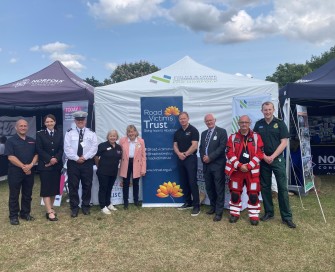 Road Victims Trust and emergency services at the Norfolk Show