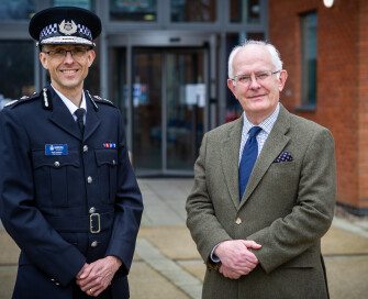 CC Paul Sanford and PCC Giles Orpen-Smellie