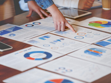 Graphics for annual report