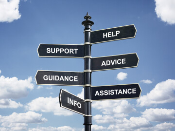 Signpost to help guidance support