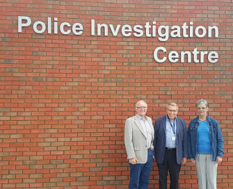 Former PCC and custody visitors at King's Lynn Police Investigation Centre