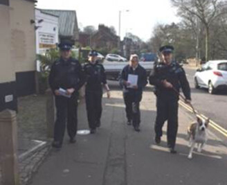 Operation Gravity team with former PCC Lorne Green