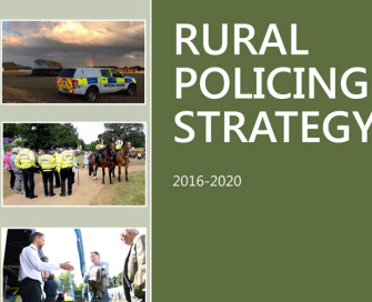 Front page of Rural Policing Strategy 2016-2020